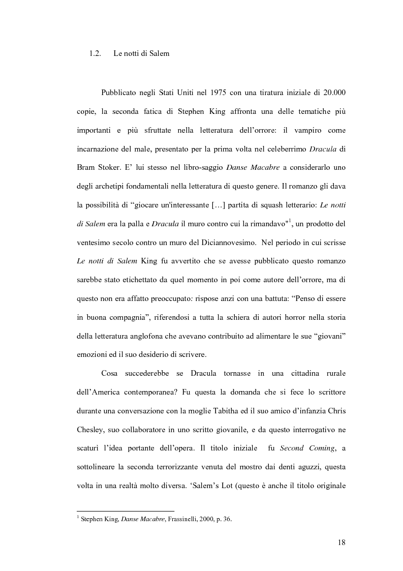 Anteprima della tesi: Stephen King e Clive Barker: due maestri dell'horror tra letteratura e cinema, Pagina 13
