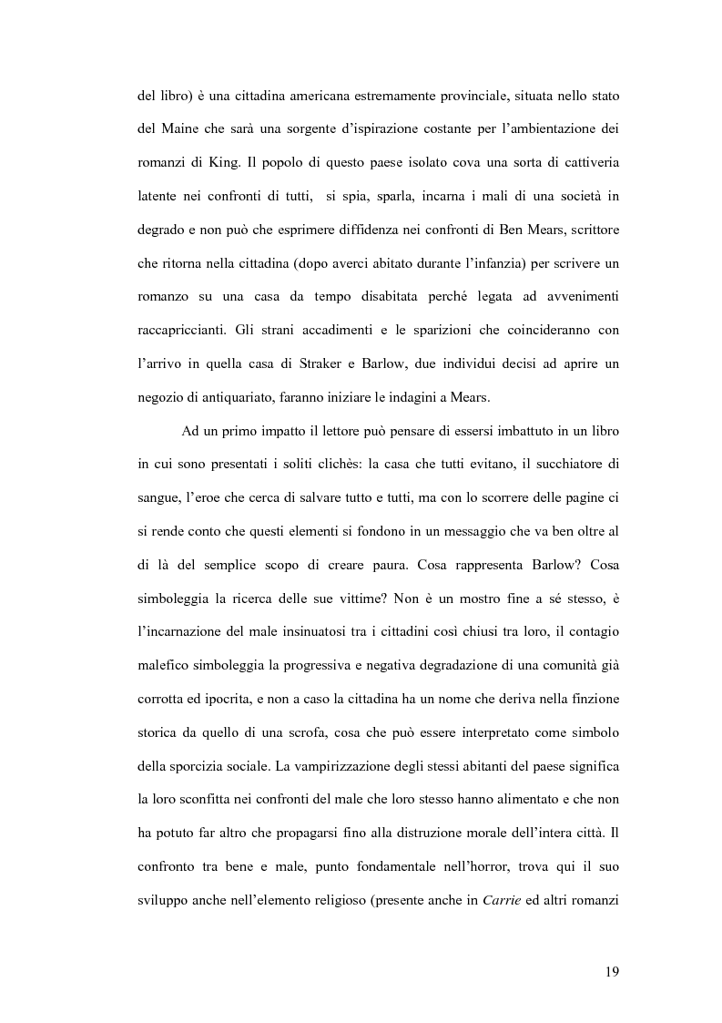 Anteprima della tesi: Stephen King e Clive Barker: due maestri dell'horror tra letteratura e cinema, Pagina 14