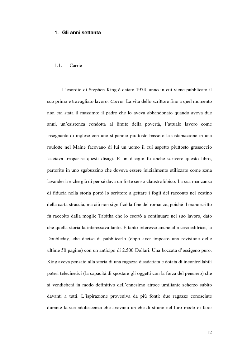Anteprima della tesi: Stephen King e Clive Barker: due maestri dell'horror tra letteratura e cinema, Pagina 7