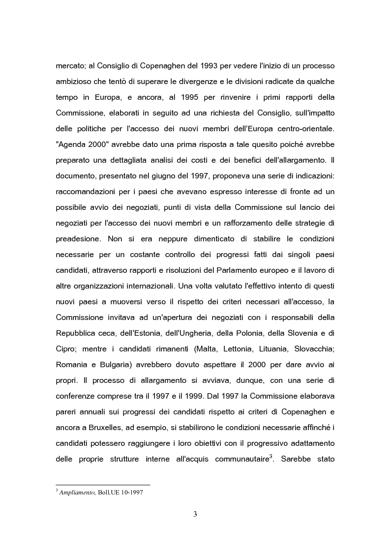 Anteprima della tesi: L'Ue e l'ultimo ''muro'' d'Europa: l'adesione di Cipro all' Unione Europea, Pagina 2