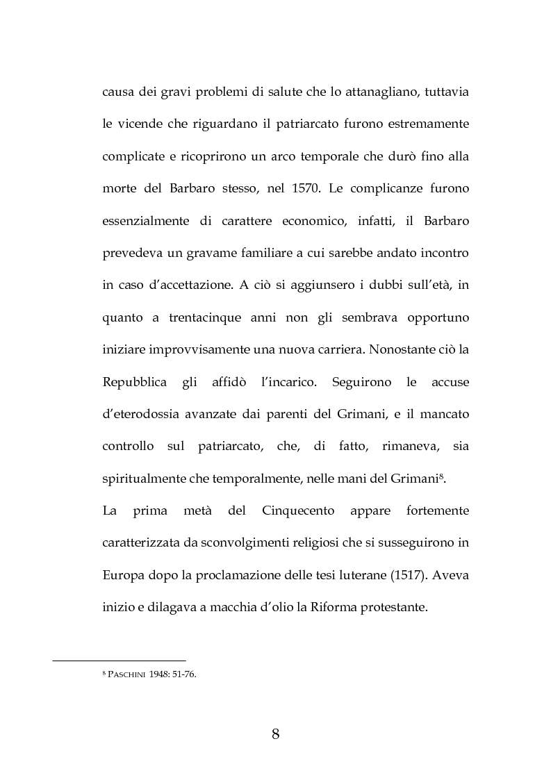 Anteprima della tesi: La "Predica de i sogni" di Daniele Barbaro. Edizione e commento, Pagina 5