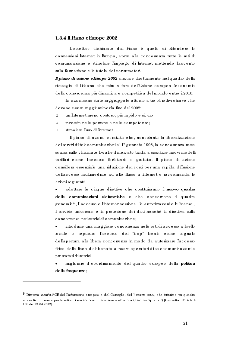 Anteprima della tesi: E-government e Società dell'informazione, Pagina 14