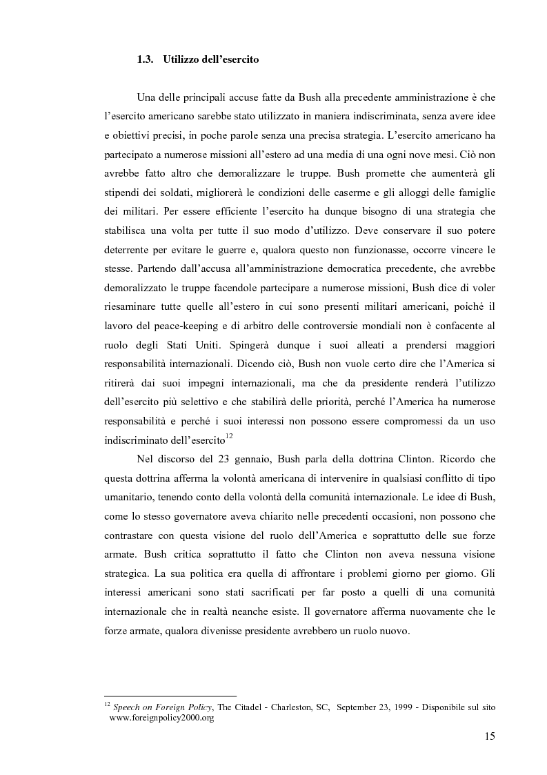 Anteprima della tesi: La Strategia di Sicurezza Nazionale di George Walker Bush, Pagina 11