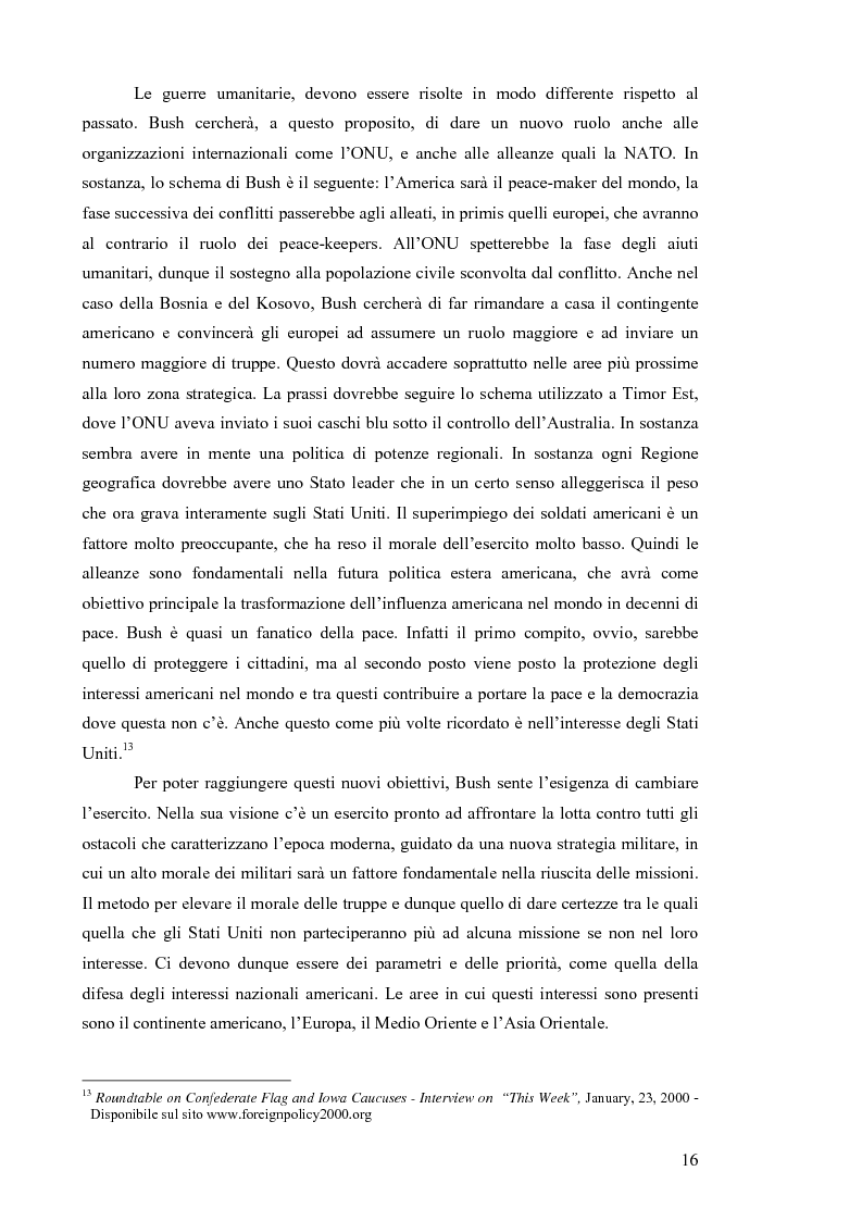Anteprima della tesi: La Strategia di Sicurezza Nazionale di George Walker Bush, Pagina 12