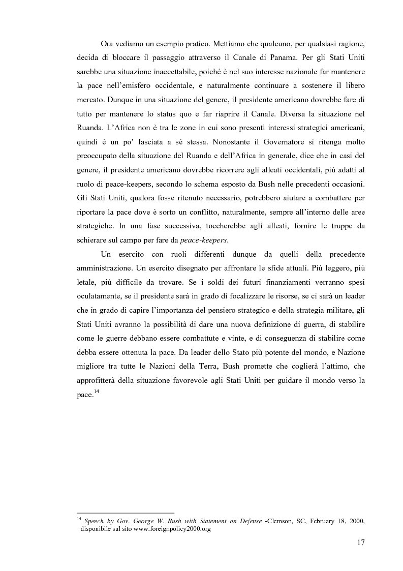 Anteprima della tesi: La Strategia di Sicurezza Nazionale di George Walker Bush, Pagina 13