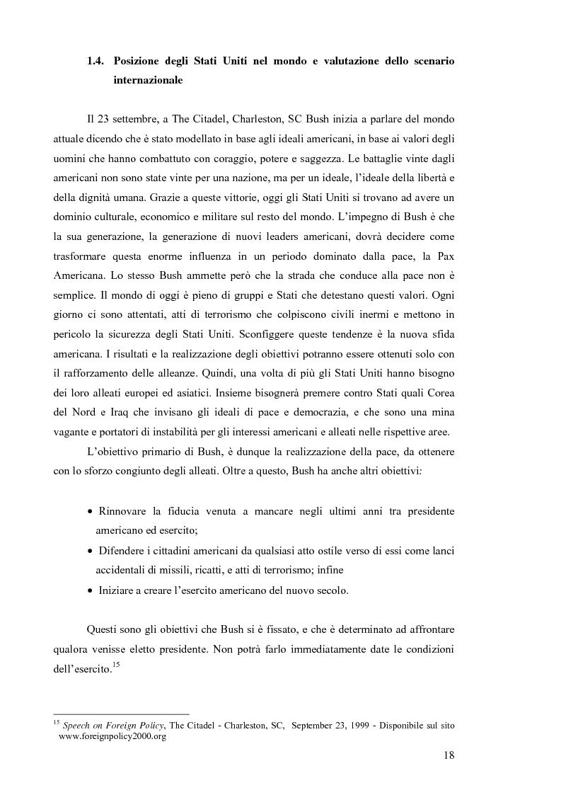 Anteprima della tesi: La Strategia di Sicurezza Nazionale di George Walker Bush, Pagina 14