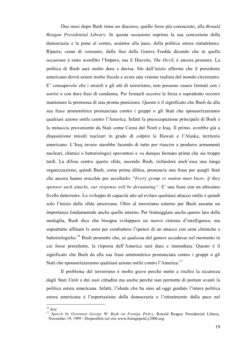 Anteprima della tesi: La Strategia di Sicurezza Nazionale di George Walker Bush, Pagina 15