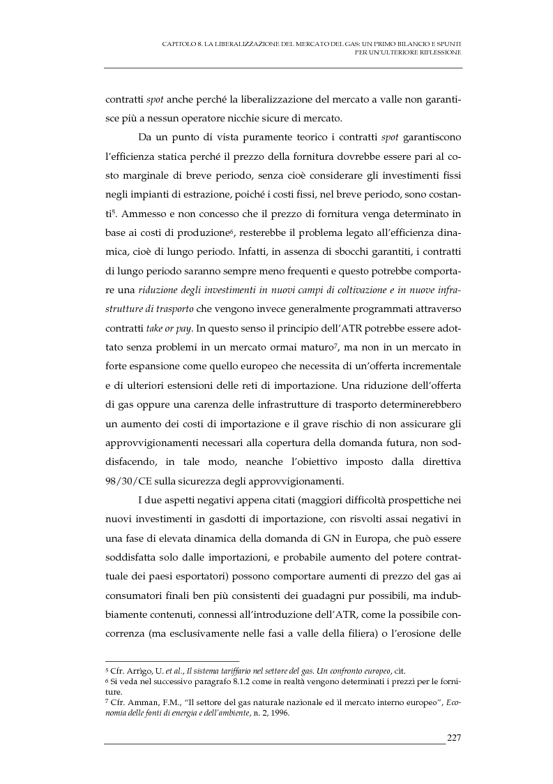 Anteprima della tesi: La liberalizzazione del mercato del gas naturale in Italia e nell'Unione europea. Regolamentazione, prospettive competitive e nuovi assetti strutturali dell'industria di settore, Pagina 10