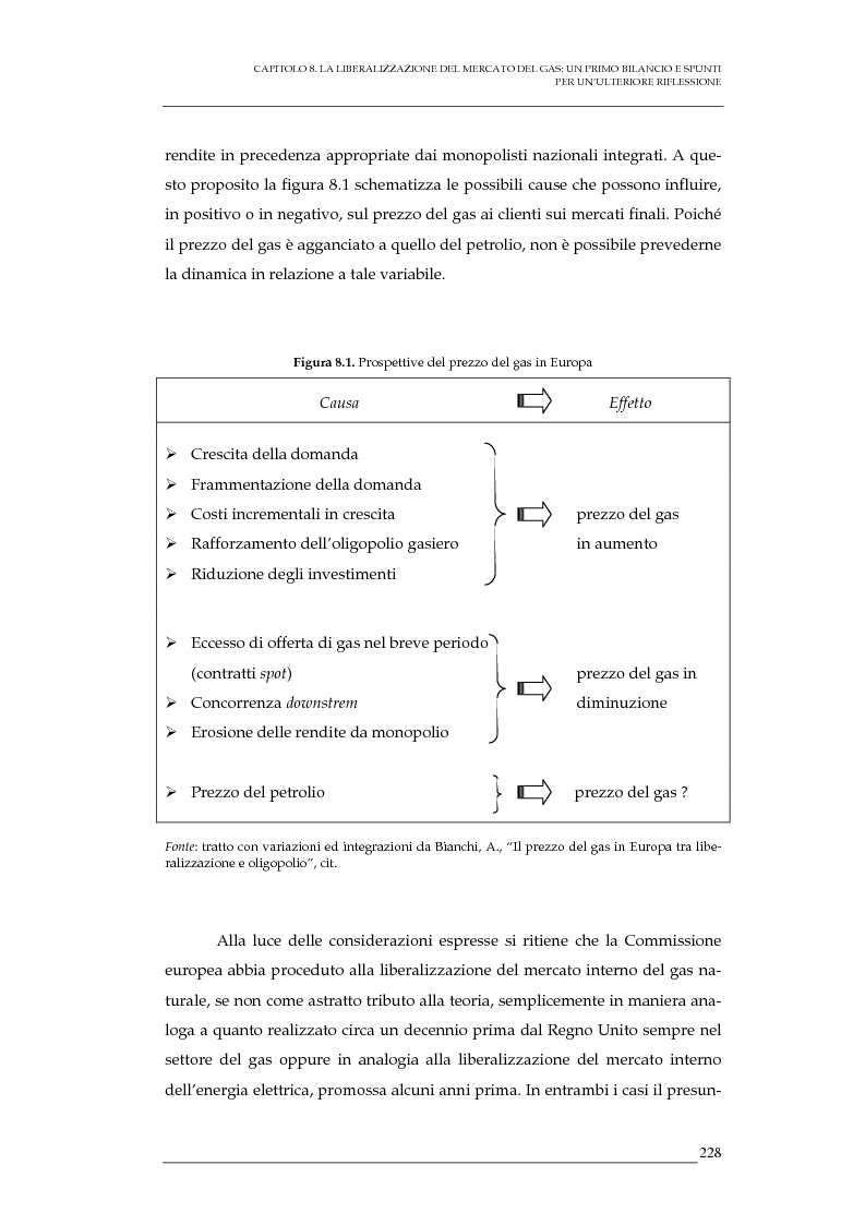 Anteprima della tesi: La liberalizzazione del mercato del gas naturale in Italia e nell'Unione europea. Regolamentazione, prospettive competitive e nuovi assetti strutturali dell'industria di settore, Pagina 11