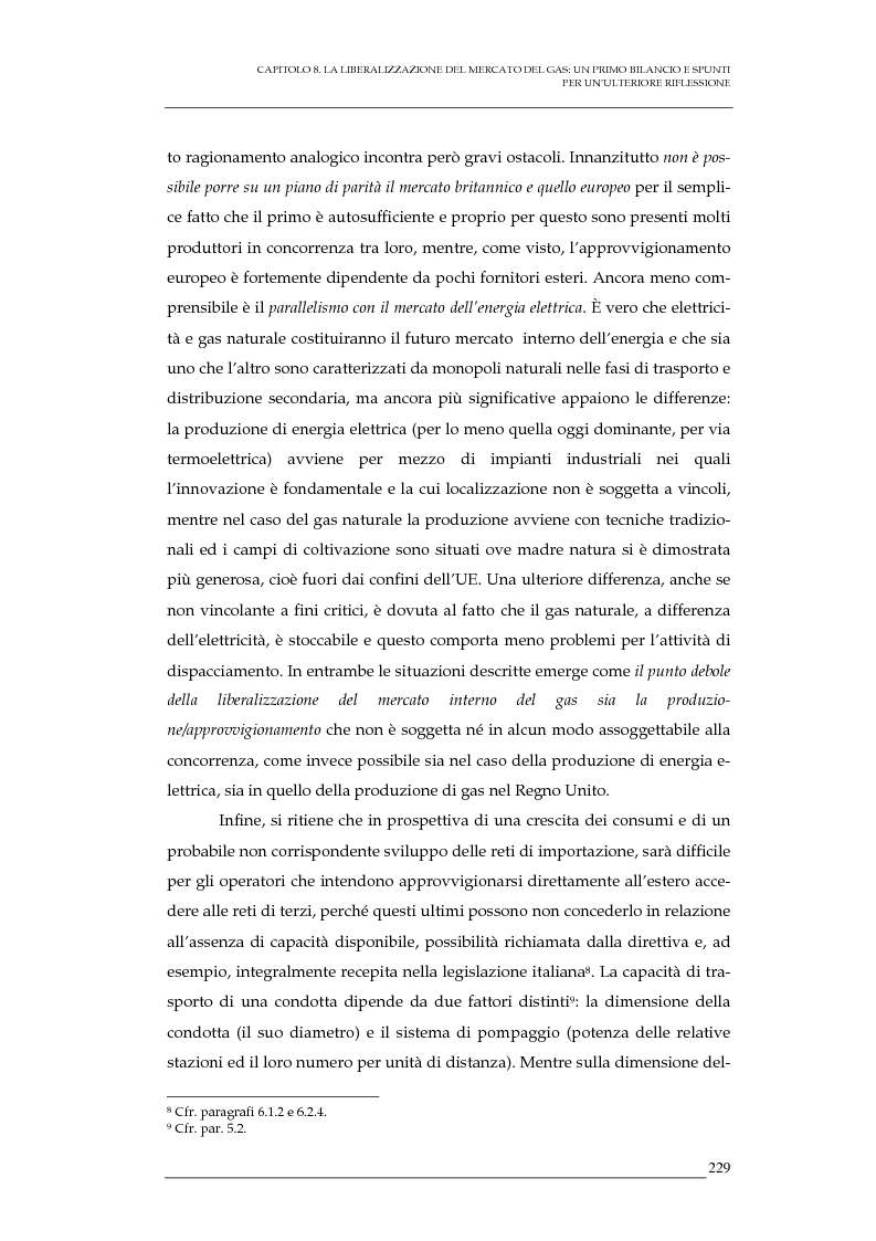Anteprima della tesi: La liberalizzazione del mercato del gas naturale in Italia e nell'Unione europea. Regolamentazione, prospettive competitive e nuovi assetti strutturali dell'industria di settore, Pagina 12