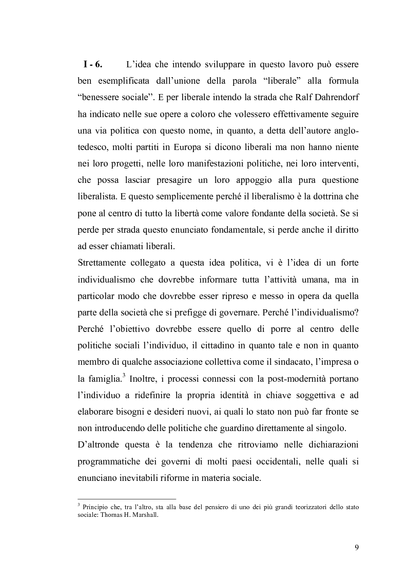 Anteprima della tesi: Le contraddizioni dei moderni welfare states e la riflessione di Ralf Dahrendorf, Pagina 9