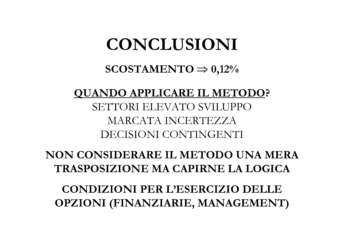 Anteprima della tesi: Il Valore Attuale Esteso - Casi applicativi per valutare progetti di investimento in presenza di incertezza, Pagina 19