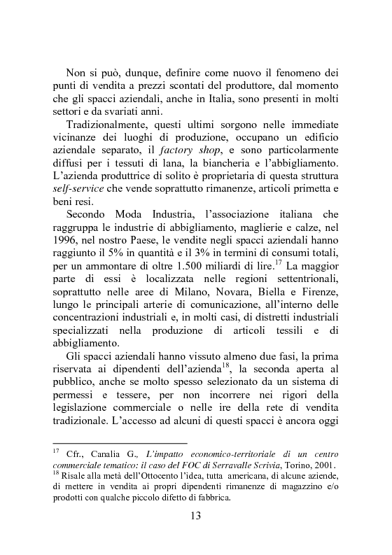 Anteprima della tesi: Factory outlet center: il caso McArthurGlen, Pagina 13