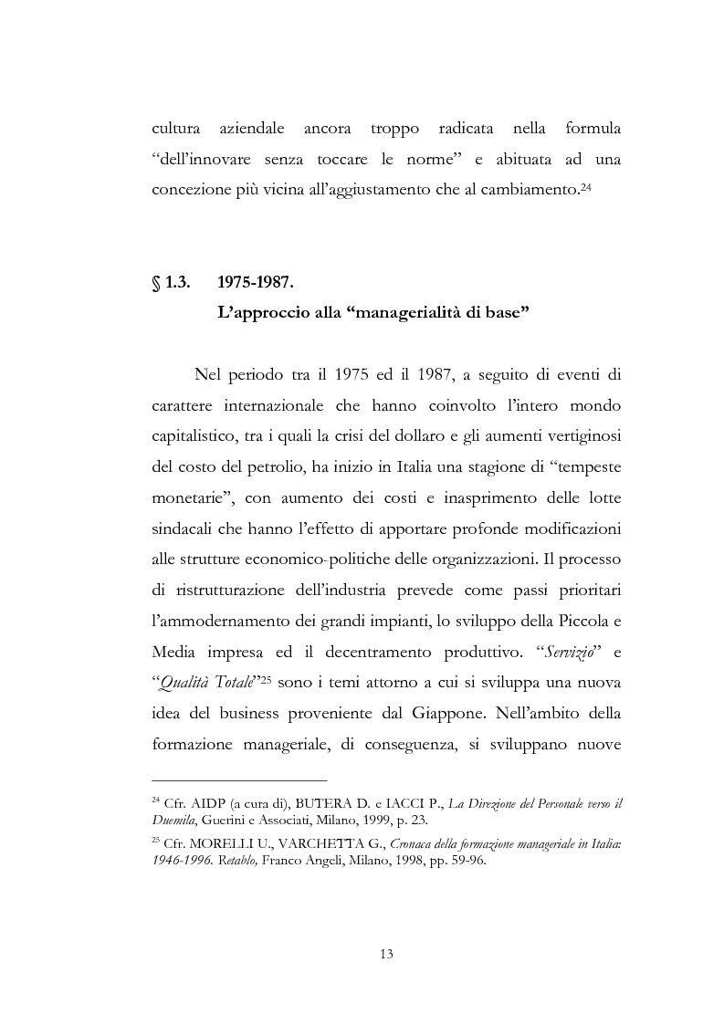 Anteprima della tesi: Outdoor training in Italia. Apprendere dall'esperienza le competenze manageriali., Pagina 13