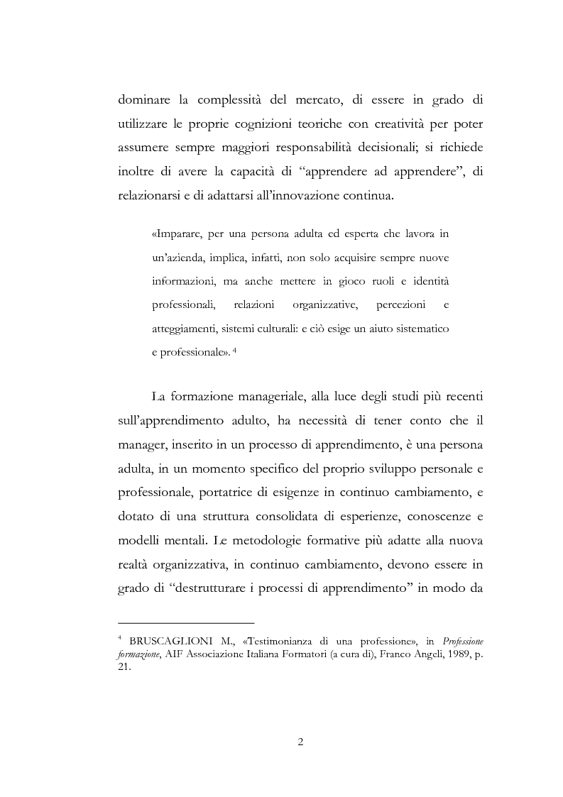Anteprima della tesi: Outdoor training in Italia. Apprendere dall'esperienza le competenze manageriali., Pagina 2