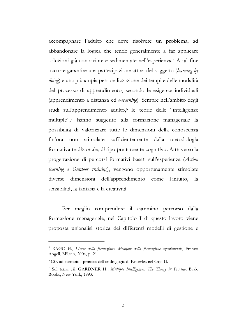 Anteprima della tesi: Outdoor training in Italia. Apprendere dall'esperienza le competenze manageriali., Pagina 3