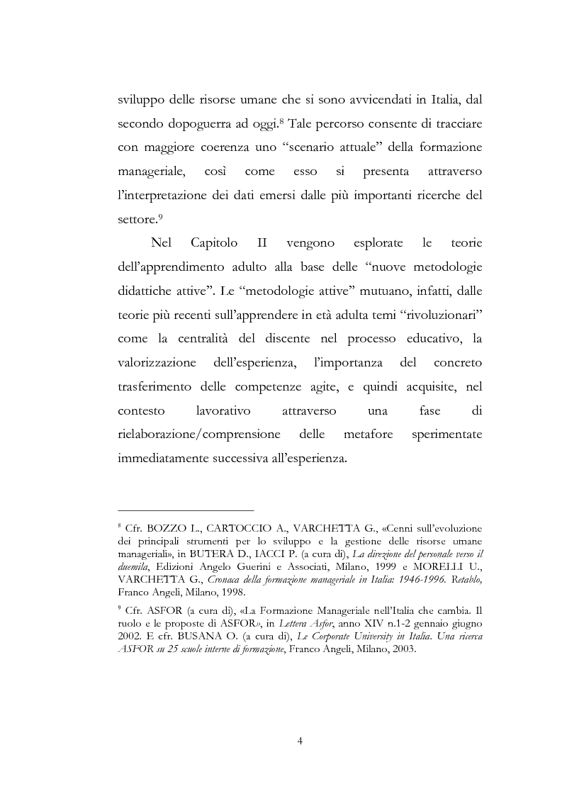 Anteprima della tesi: Outdoor training in Italia. Apprendere dall'esperienza le competenze manageriali., Pagina 4