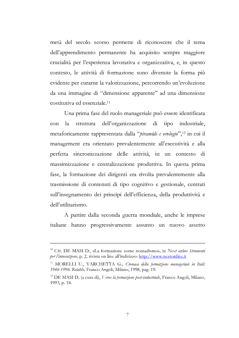 Anteprima della tesi: Outdoor training in Italia. Apprendere dall'esperienza le competenze manageriali., Pagina 7