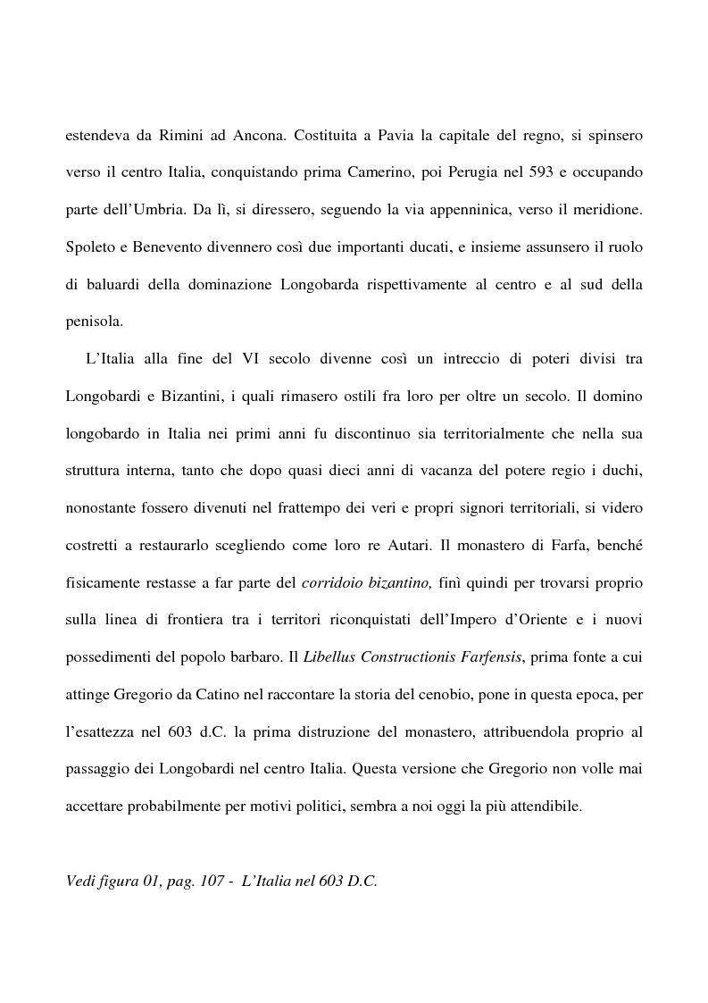 Anteprima della tesi: Saggio su alcuni documenti dell'abbazia di Farfa, Pagina 4