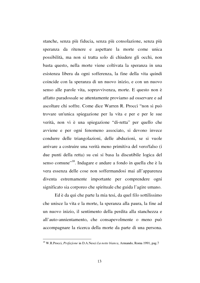 Anteprima della tesi: Il sentimento della perdita nel paziente oncologico e nel tossicodipendente, Pagina 11