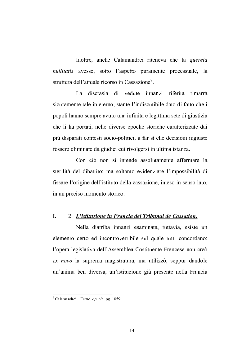 Anteprima della tesi: Enunciazione del principio di diritto e decisione della causa nel merito, Pagina 10