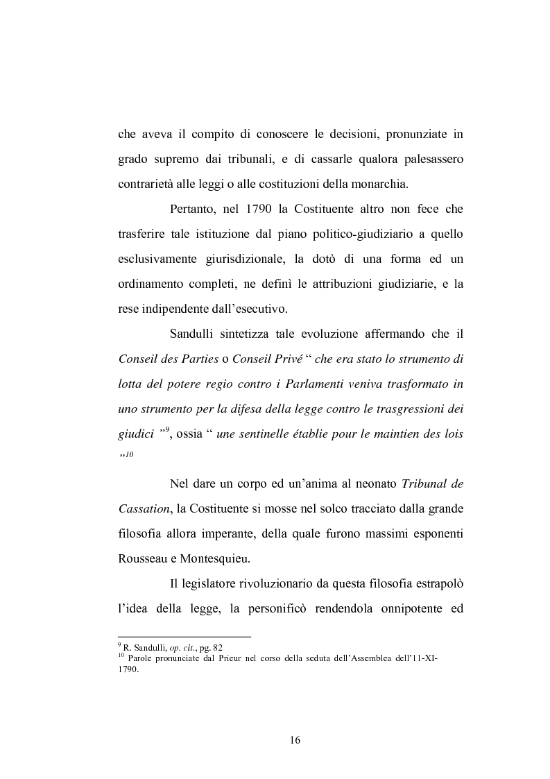 Anteprima della tesi: Enunciazione del principio di diritto e decisione della causa nel merito, Pagina 12
