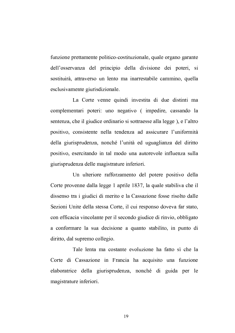 Anteprima della tesi: Enunciazione del principio di diritto e decisione della causa nel merito, Pagina 15
