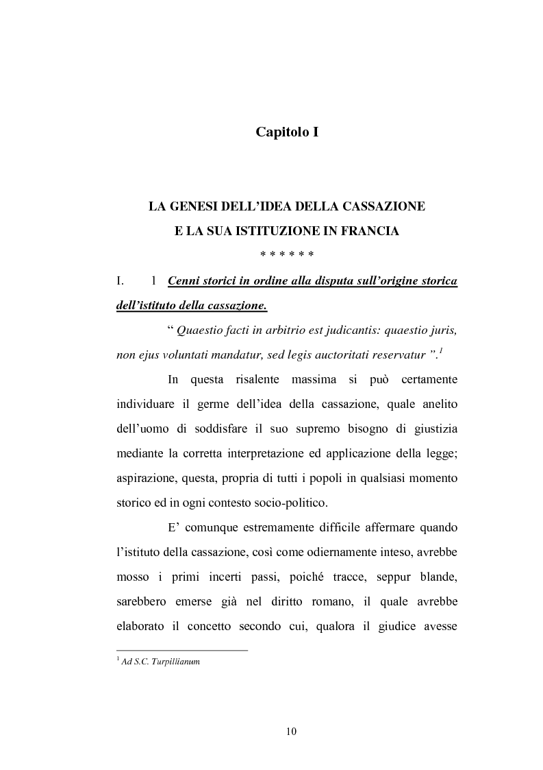 Anteprima della tesi: Enunciazione del principio di diritto e decisione della causa nel merito, Pagina 6