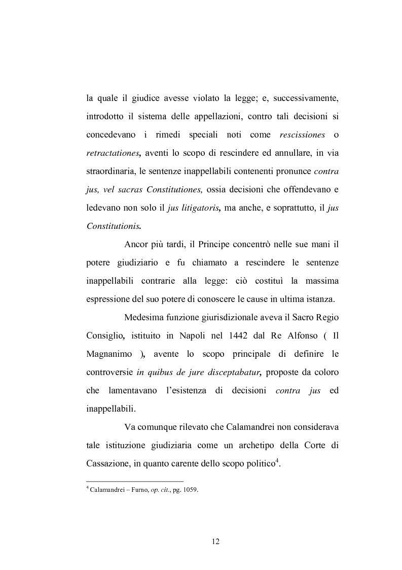 Anteprima della tesi: Enunciazione del principio di diritto e decisione della causa nel merito, Pagina 8