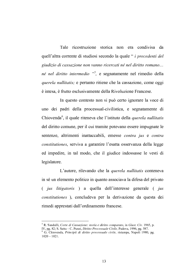 Anteprima della tesi: Enunciazione del principio di diritto e decisione della causa nel merito, Pagina 9