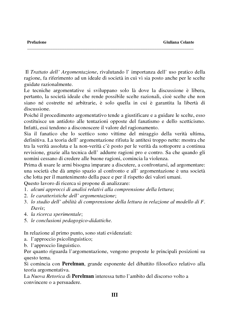 Anteprima della tesi: La capacità di comprensione nella lettura all'uscita della quinta elementare, Pagina 3