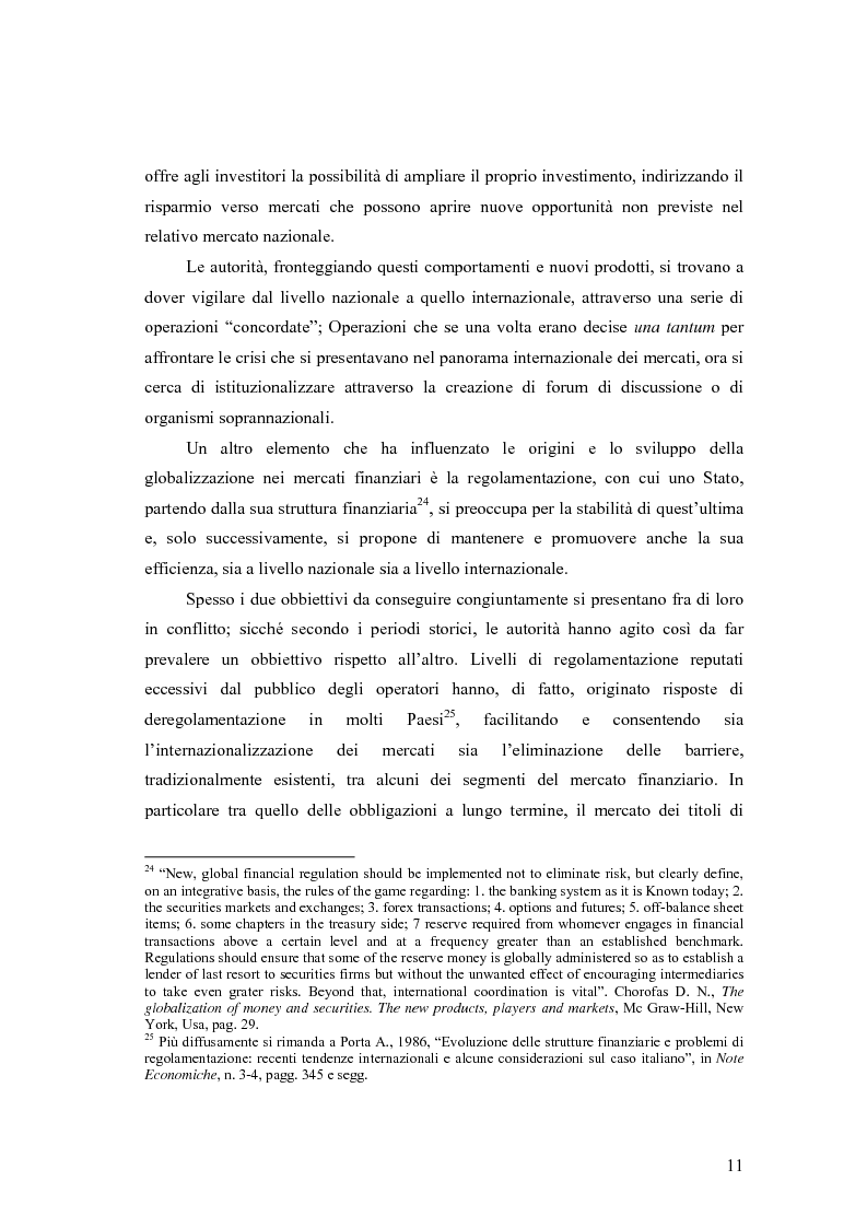 Anteprima della tesi: La cooperazione tra le autorità di controllo sugli intermediari finanziari, Pagina 11