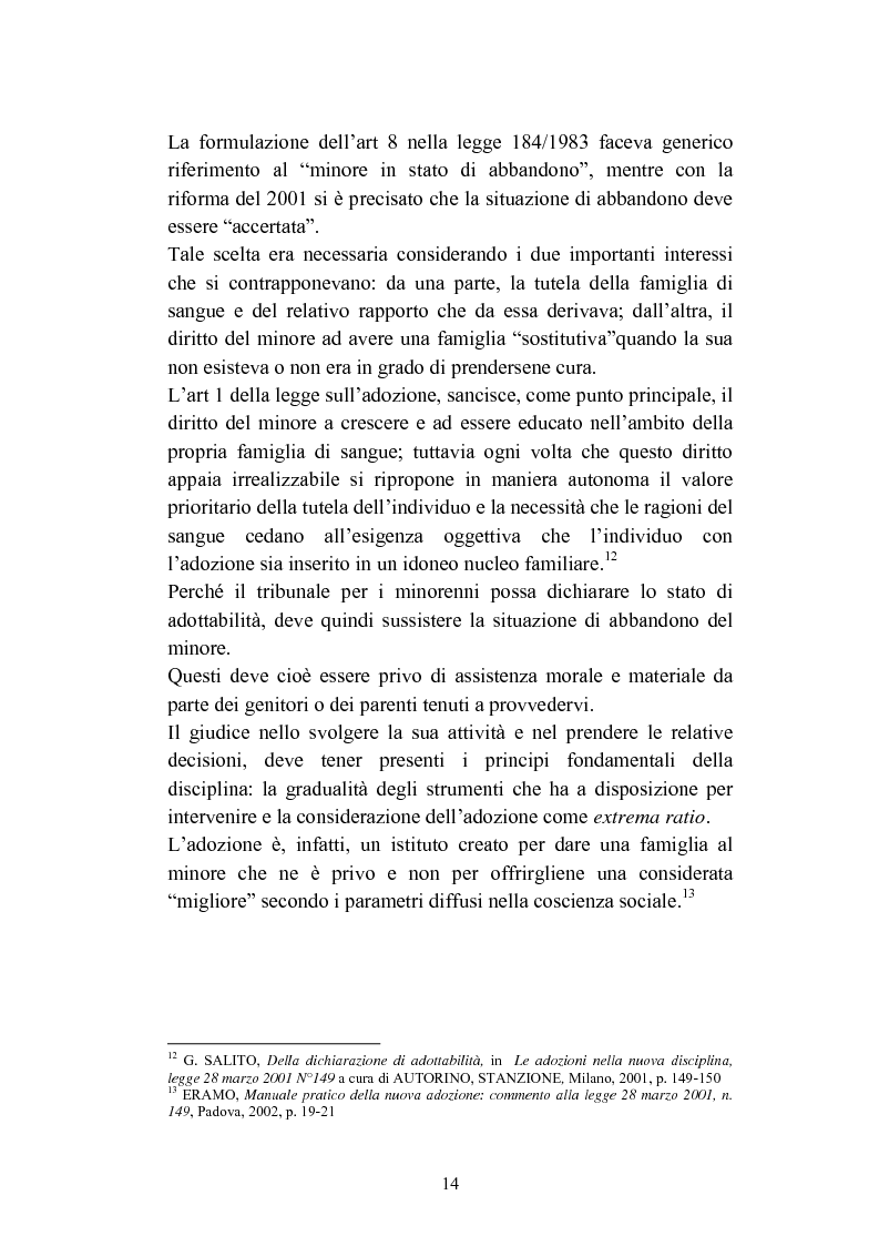 Anteprima della tesi: L'abbandono dei minori, Pagina 14