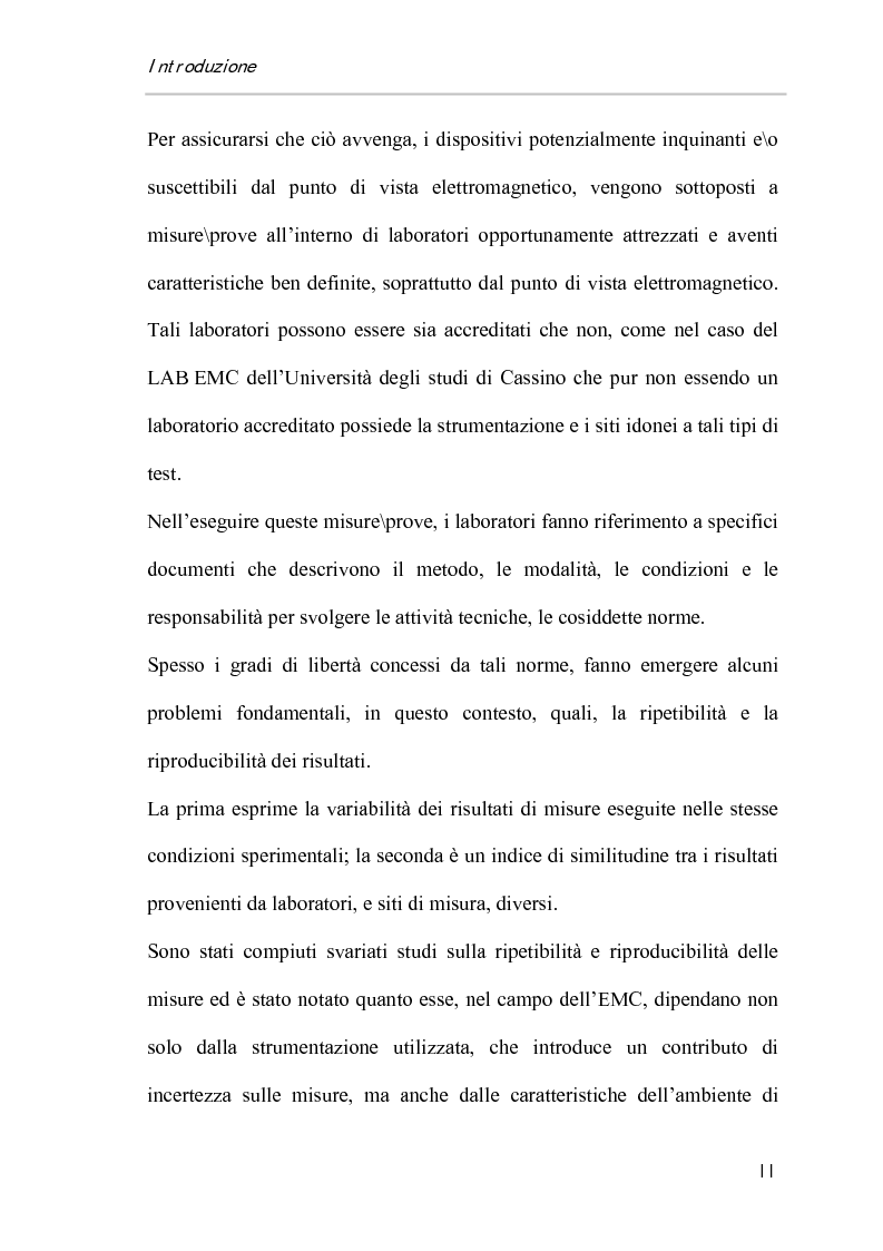 Anteprima della tesi: Ripetibilità e riproducibilità nelle misure di immunità condotta su sistemi di acquisizione dati di tipo Pc-Based, Pagina 2