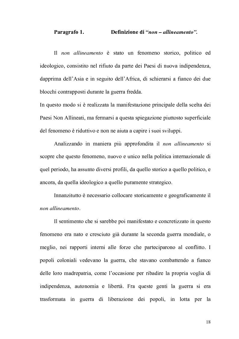 Anteprima della tesi: Gli Stati dell'Africa Sub-Sahariana e la politica del non allineamento: dall'indipendenza alla caduta del muro di Berlino, Pagina 11