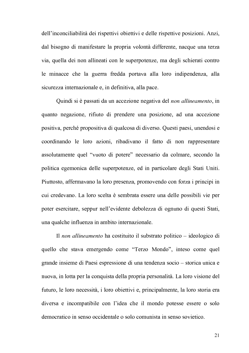 Anteprima della tesi: Gli Stati dell'Africa Sub-Sahariana e la politica del non allineamento: dall'indipendenza alla caduta del muro di Berlino, Pagina 14