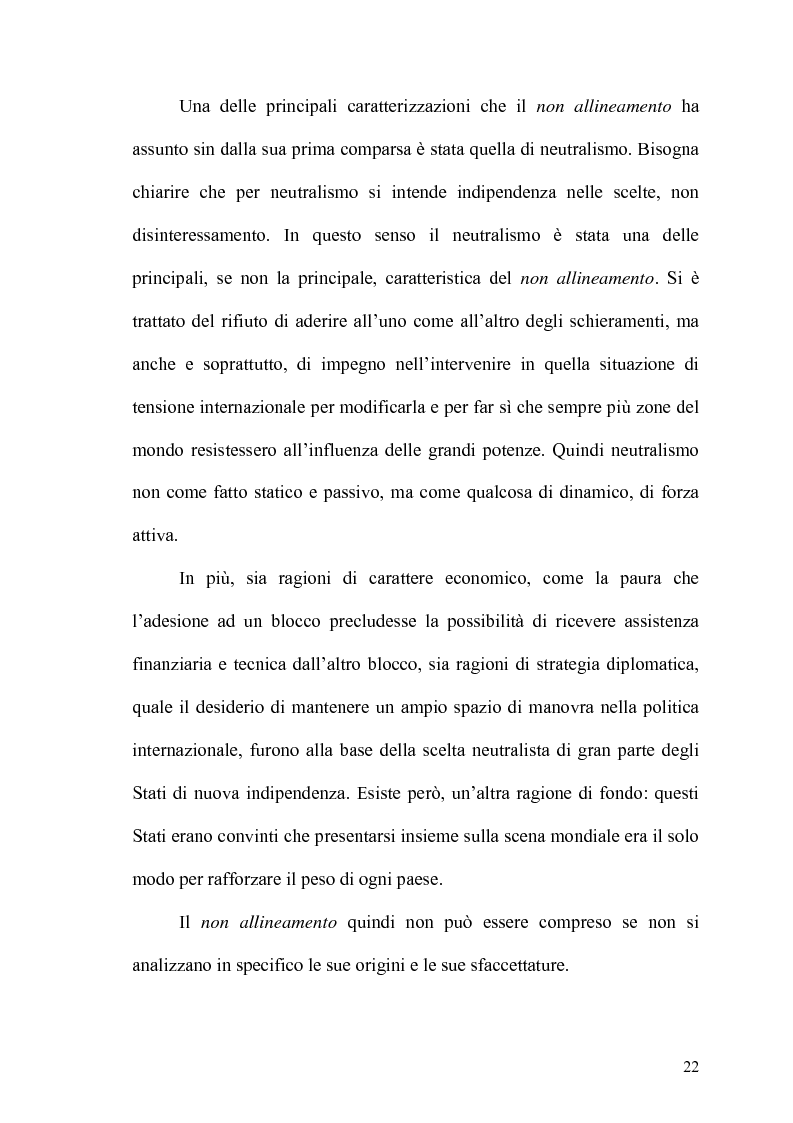 Anteprima della tesi: Gli Stati dell'Africa Sub-Sahariana e la politica del non allineamento: dall'indipendenza alla caduta del muro di Berlino, Pagina 15