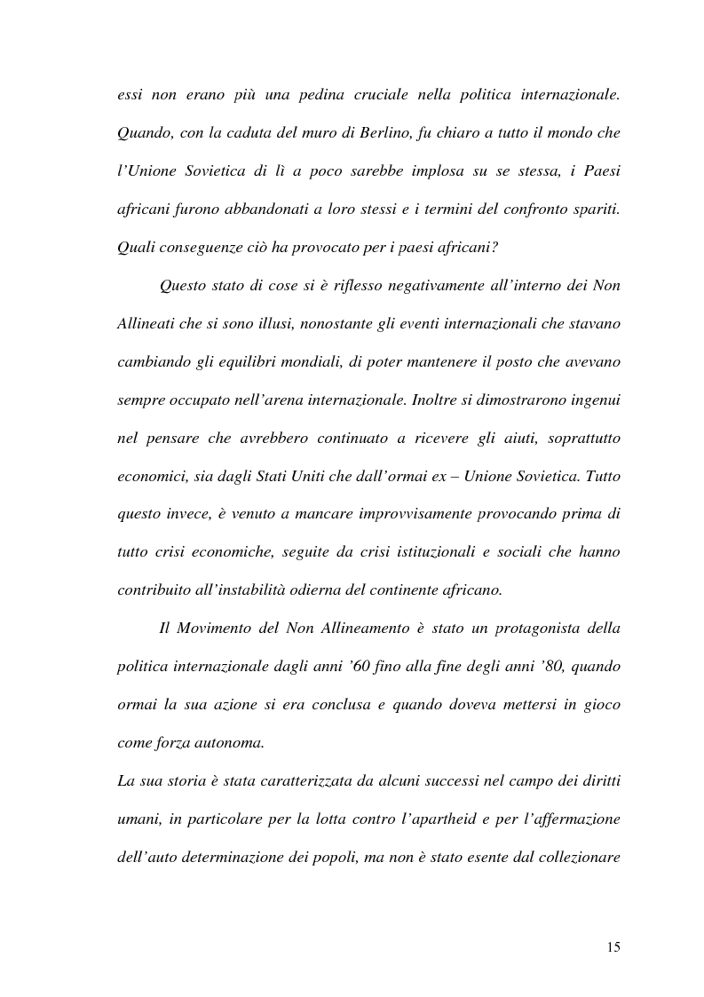 Anteprima della tesi: Gli Stati dell'Africa Sub-Sahariana e la politica del non allineamento: dall'indipendenza alla caduta del muro di Berlino, Pagina 8