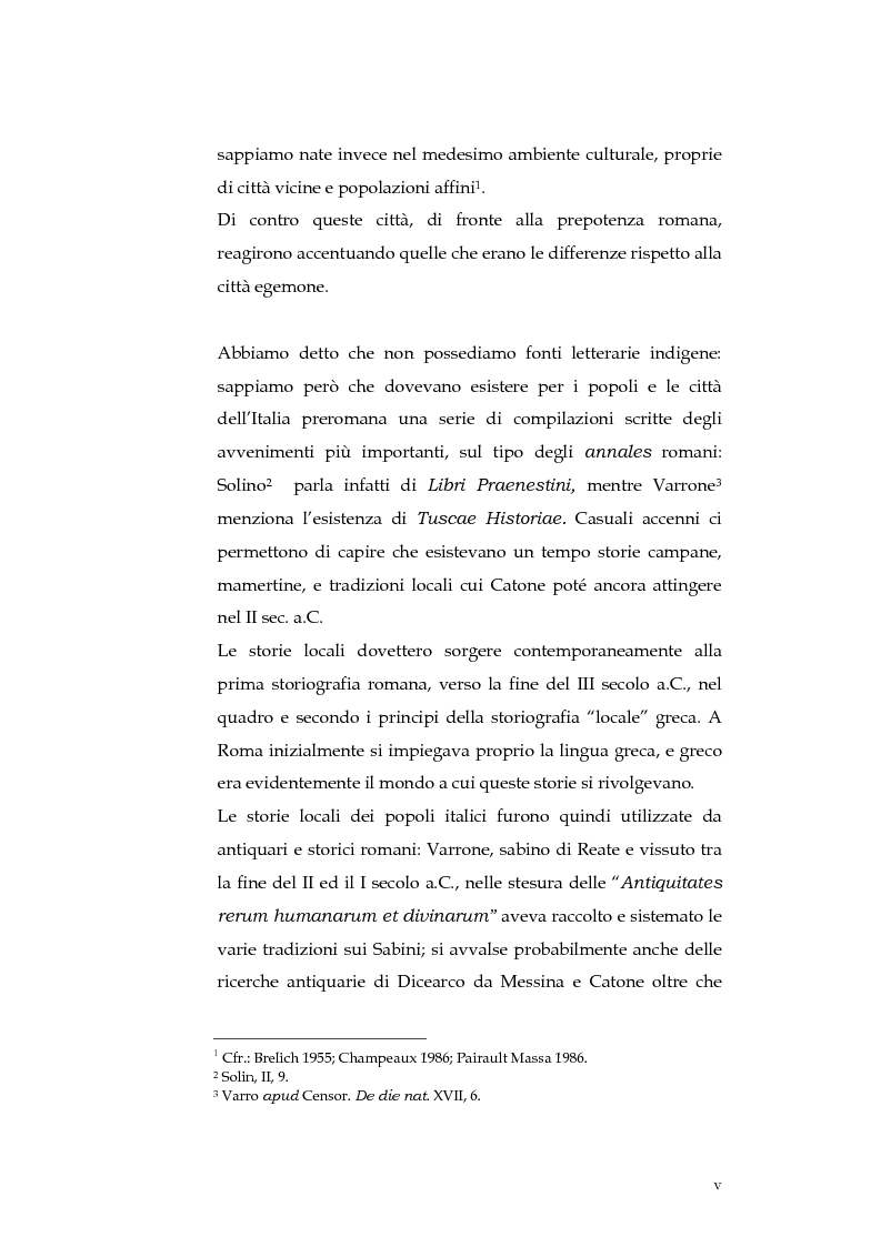 Anteprima della tesi: Sortes e oracoli nell'Italia antica, Pagina 3