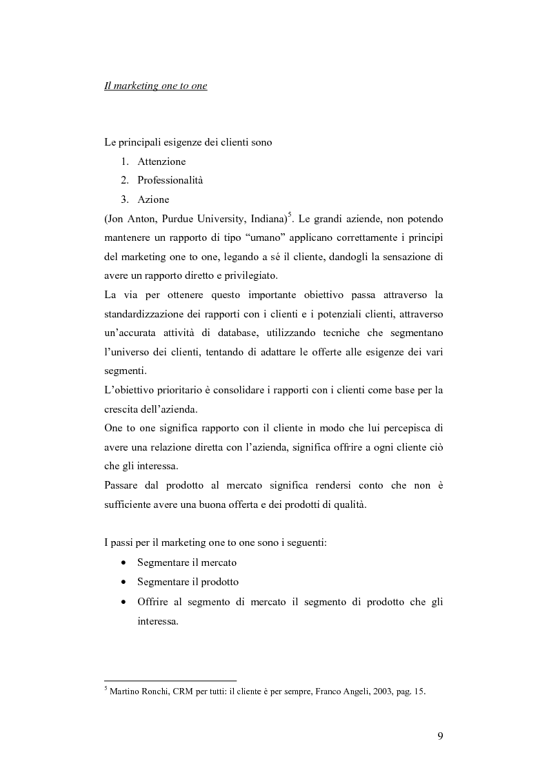 Anteprima della tesi: CRM e sistemi informativi a supporto, Pagina 5