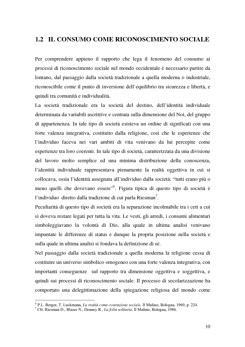 Anteprima della tesi: Prodotti tipici e turismo enogastronomico: come valorizzare un territorio, Pagina 8