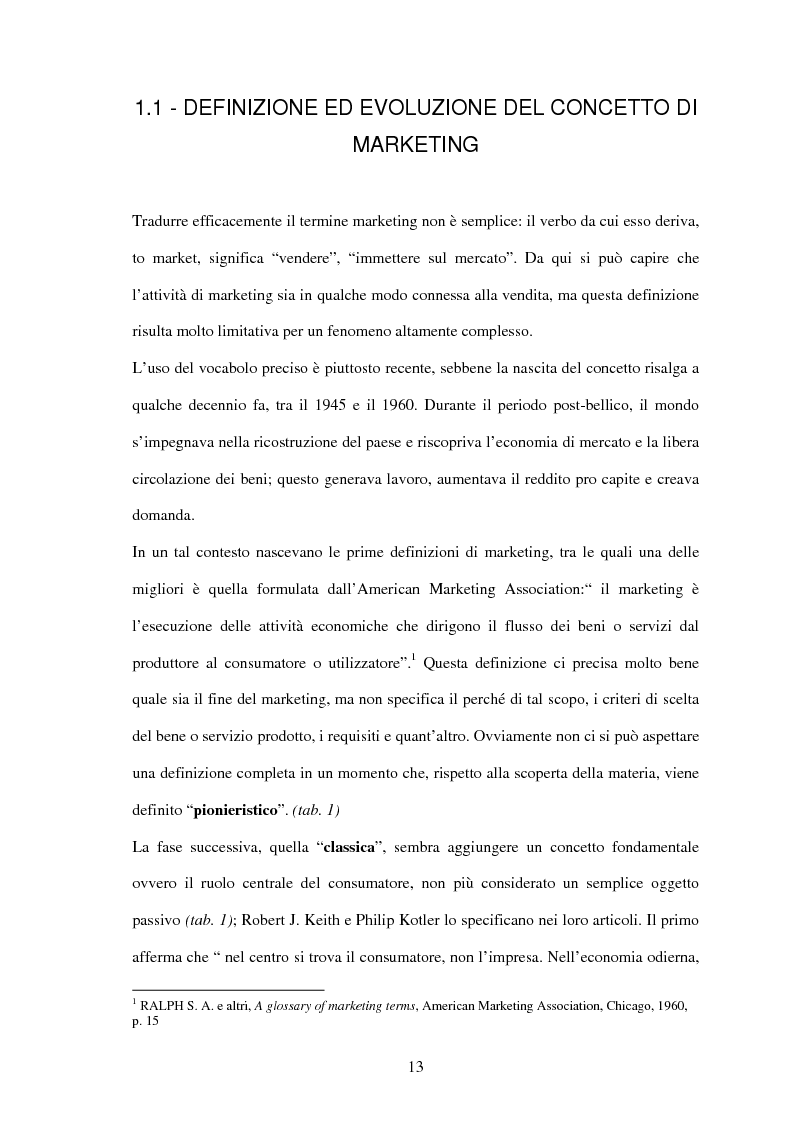 Anteprima della tesi: Il settore sportivo tra co-marketing e sponsorizzazione: il caso Ducati-Fila, Pagina 11