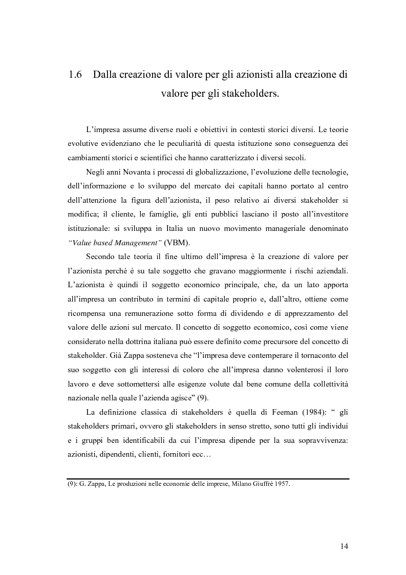 Anteprima della tesi: La responsabilità sociale delle imprese nel settore agroalimentare; il caso della C. Fiorucci spa, Pagina 14
