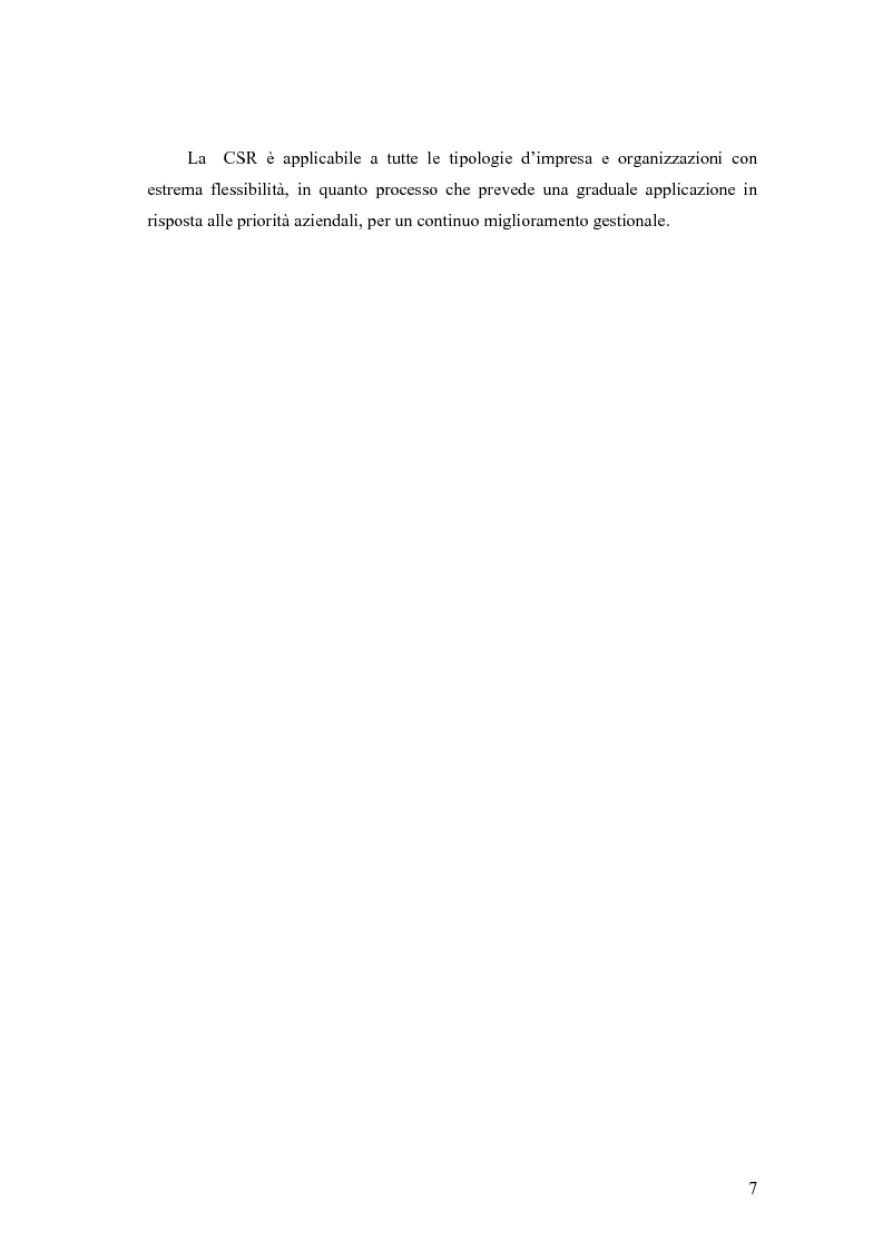 Anteprima della tesi: La responsabilità sociale delle imprese nel settore agroalimentare; il caso della C. Fiorucci spa, Pagina 7