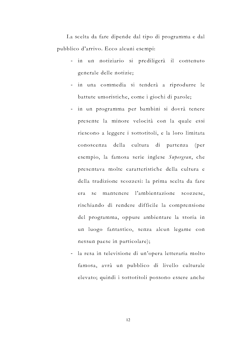 Anteprima della tesi: Traduzione filmica e adattamento al pubblico d'arrivo: il caso della versione italiana di ''Four Weddings and a Funeral'', Pagina 12