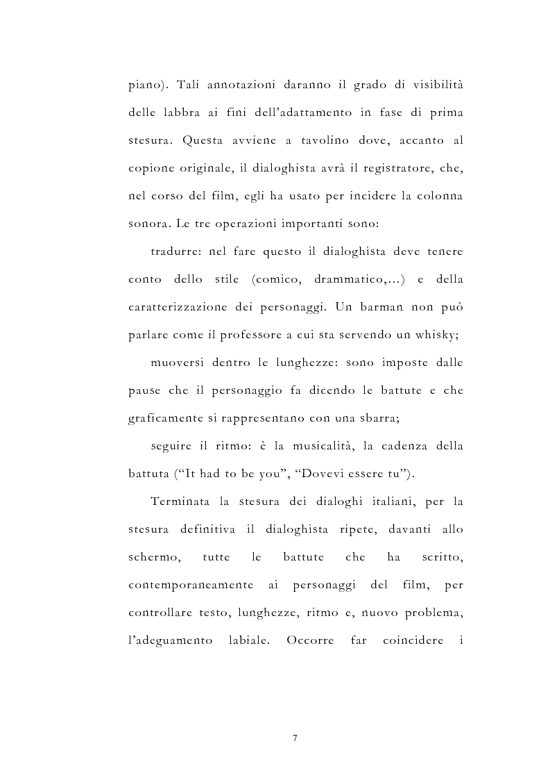Anteprima della tesi: Traduzione filmica e adattamento al pubblico d'arrivo: il caso della versione italiana di ''Four Weddings and a Funeral'', Pagina 7