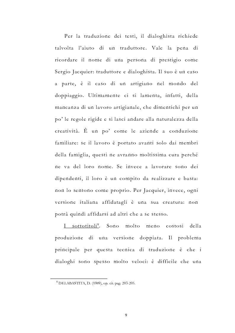 Anteprima della tesi: Traduzione filmica e adattamento al pubblico d'arrivo: il caso della versione italiana di ''Four Weddings and a Funeral'', Pagina 9
