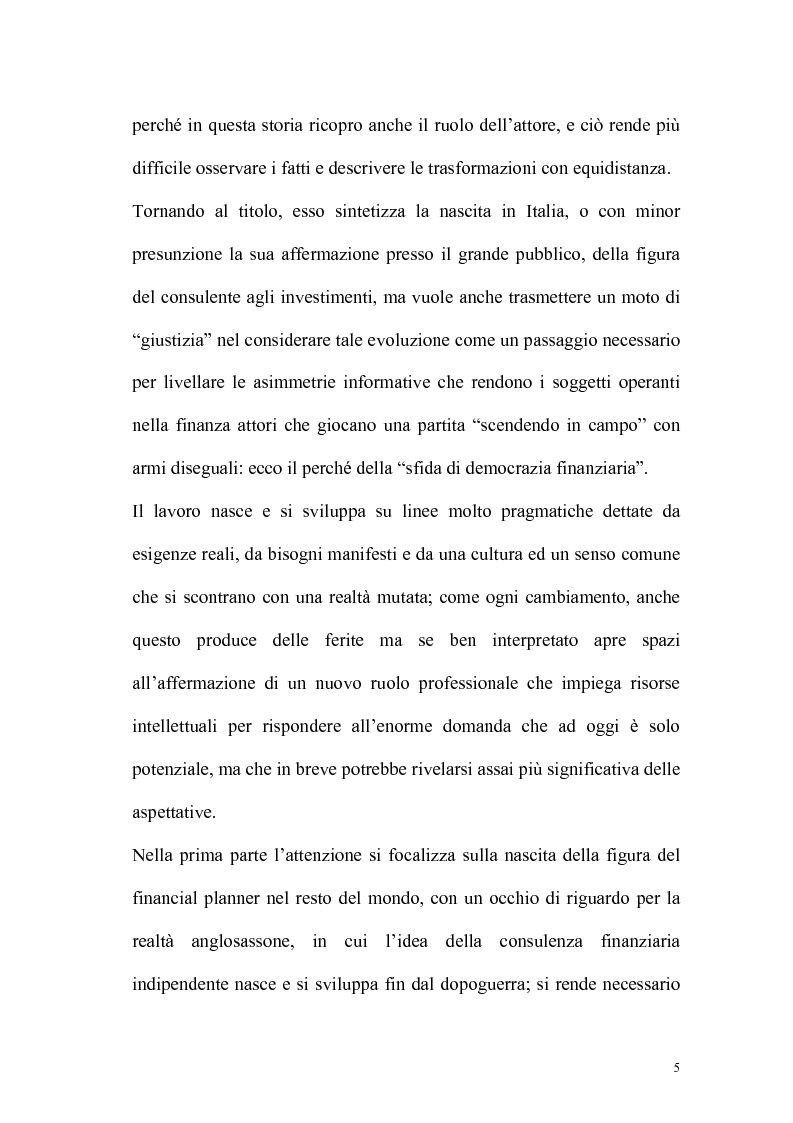 Anteprima della tesi: Il consulente di investimento: una sfida di democrazia finanziaria, Pagina 2