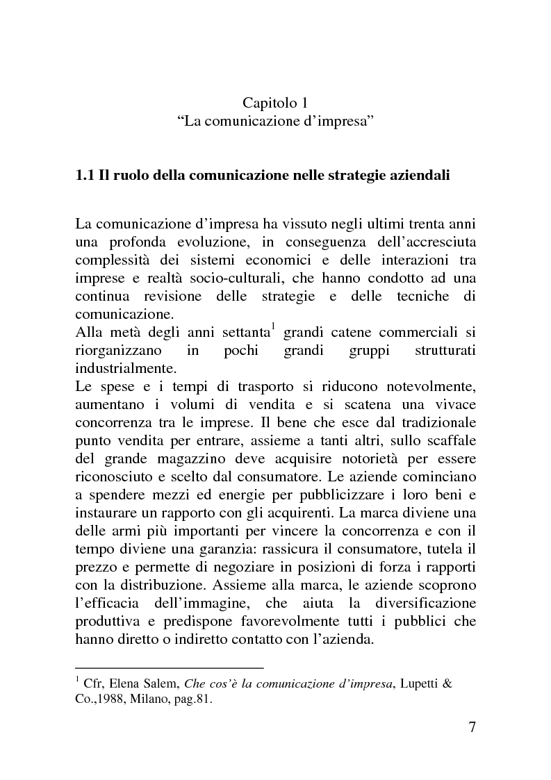 Anteprima della tesi: Il mercato delle sponsorizzazioni culturali in Italia, i casi Corriere della Sera e Vodafone, Pagina 3