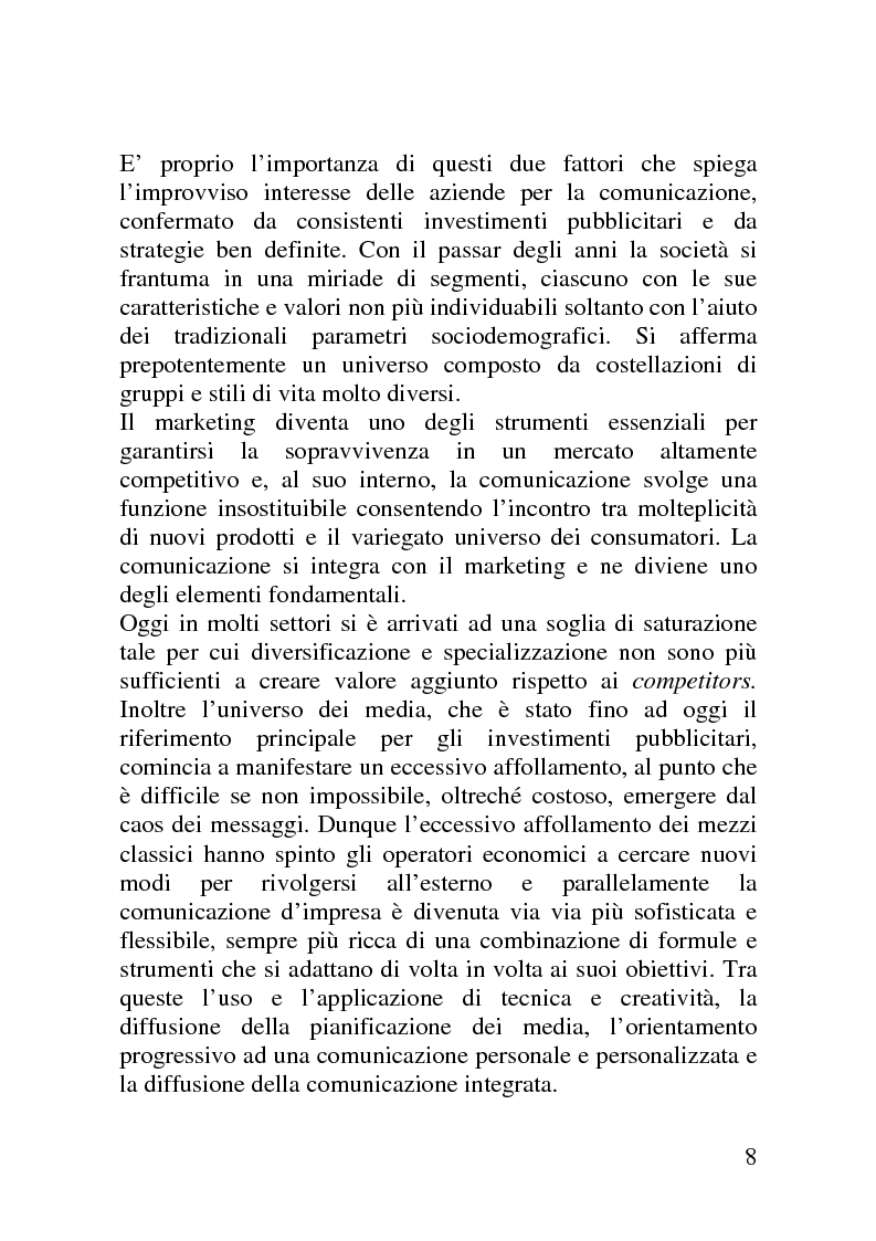 Anteprima della tesi: Il mercato delle sponsorizzazioni culturali in Italia, i casi Corriere della Sera e Vodafone, Pagina 4